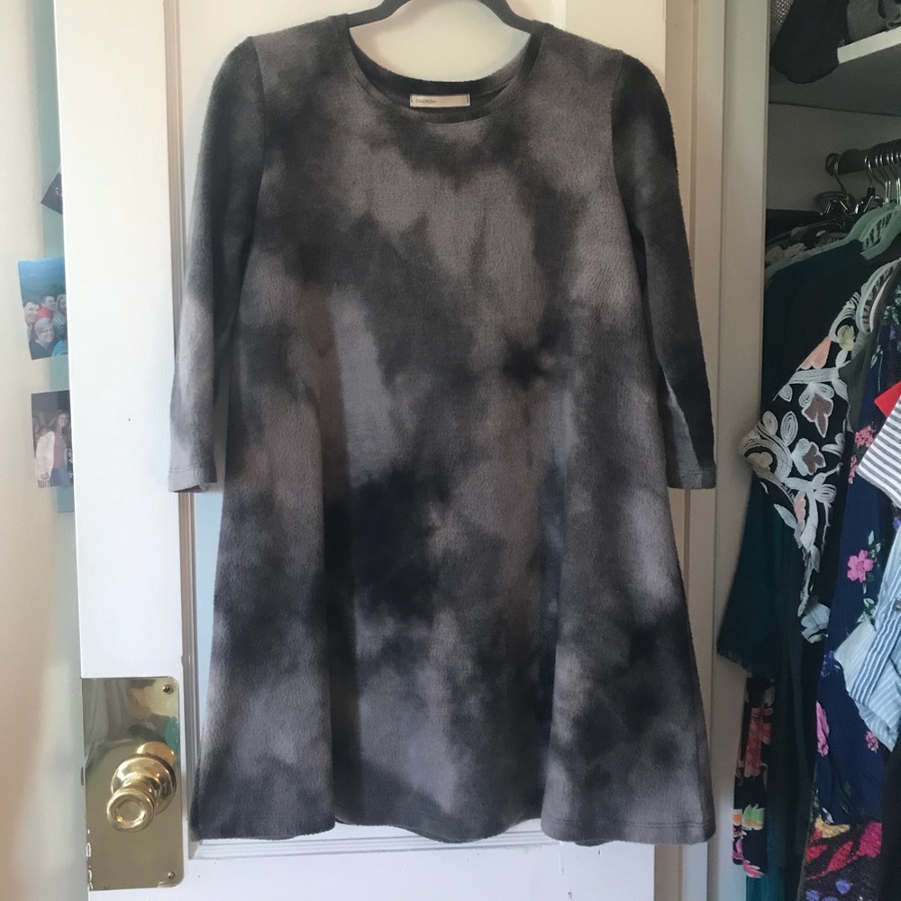 Fleece knit tunic